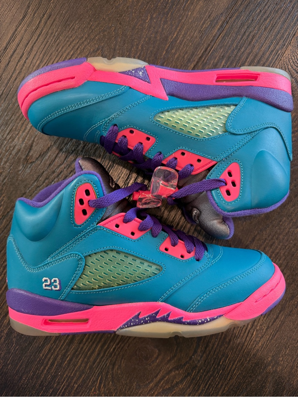 Air Jordan 5 Tropical Teal Kids Size 5y - Picture 1 of 10